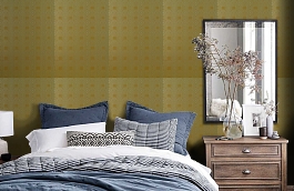 Обои 839-T-9296 фото в интерьере спальни превью