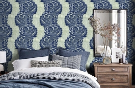 Обои AV51310 фото в интерьере спальни превью