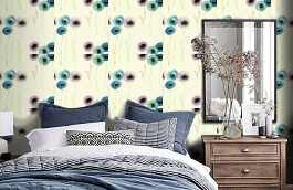 Обои DCFL211663 фото в интерьере спальни превью