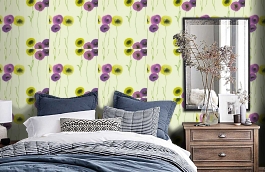 Обои DCFL211665 фото в интерьере спальни превью