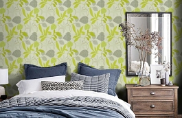 Обои DIOWFO102 фото в интерьере спальни превью