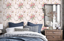 Обои FF51401 фото в интерьере спальни превью