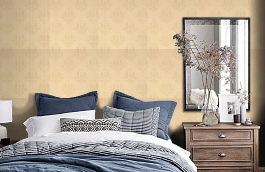Обои T10036 фото в интерьере спальни превью