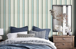 Обои T13024 фото в интерьере спальни превью