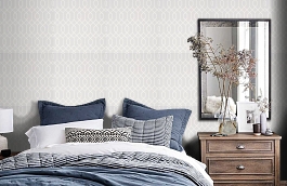 Обои T35198 фото в интерьере спальни превью