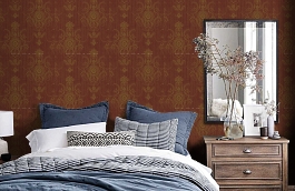 Обои JV80301 фото в интерьере спальни превью