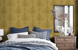 Обои JV80307 фото в интерьере спальни превью