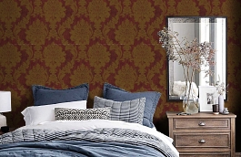 Обои JV80401 фото в интерьере спальни превью