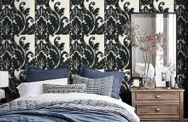 Обои LG30000 фото в интерьере спальни превью