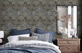 Обои LG30108 фото в интерьере спальни превью