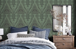 Обои LG30204 фото в интерьере спальни превью