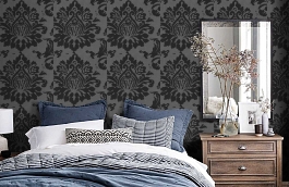 Обои LG30713 фото в интерьере спальни превью