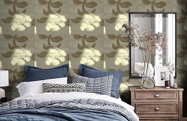 Обои LG31307 фото в интерьере спальни превью