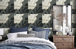 Обои LG31320 фото в интерьере спальни превью