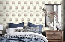 Обои MM50001 фото в интерьере спальни превью