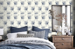 Обои MM50002 фото в интерьере спальни превью