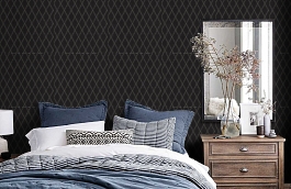 Обои RB51501 фото в интерьере спальни превью