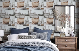 Обои W15.0020.W01 FOTOS.VIAJE фото в интерьере спальни превью