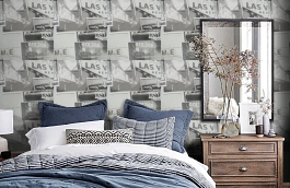 Обои W15.0028.W50 OPERA W-50 фото в интерьере спальни превью