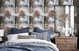 Обои W15.0031.W02 WORLD W-02 фото в интерьере спальни превью