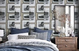Обои W15.0035.W01 TRIUNFO W-01 фото в интерьере спальни превью
