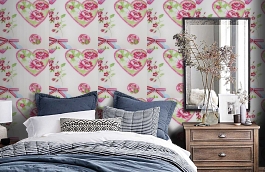 Обои W16.0003.W01 ESPEJOS.410 фото в интерьере спальни превью