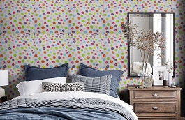 Обои W16.0018.W01 TRACE W-01 фото в интерьере спальни превью