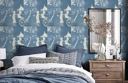 Обои W75.0002.A30 IZA W-30 фото в интерьере спальни превью