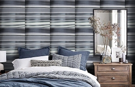 Обои W75.0004.A08 TOILE.39467 фото в интерьере спальни превью