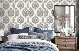 Обои WBP10500 фото в интерьере спальни превью