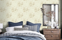 Обои SH5605 фото в интерьере спальни превью