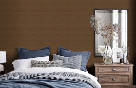 Обои TT6304 фото в интерьере спальни превью