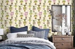 Обои 109/12057 фото в интерьере спальни превью