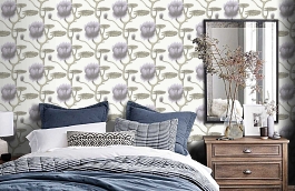 Обои 95/4023 фото в интерьере спальни превью