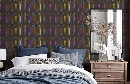 Обои 97/6019 фото в интерьере спальни превью