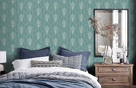 Обои GC31416 фото в интерьере спальни превью