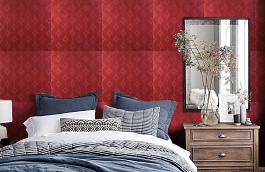 Обои 1799-75 фото в интерьере спальни превью