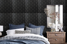 Обои 1799-82 фото в интерьере спальни превью