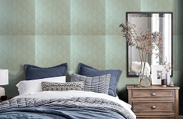 Обои 1799-99 фото в интерьере спальни превью