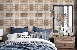 Обои 1805-51 фото в интерьере спальни превью