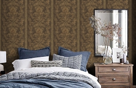 Обои 96216-1 фото в интерьере спальни превью