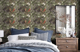 Обои 115/4011 фото в интерьере спальни превью