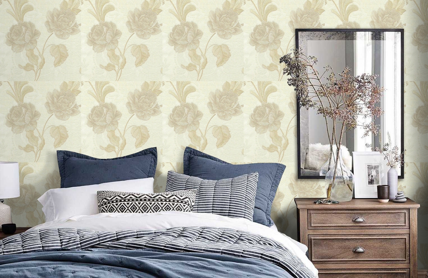 Обои 56908 фото в интерьере спальни