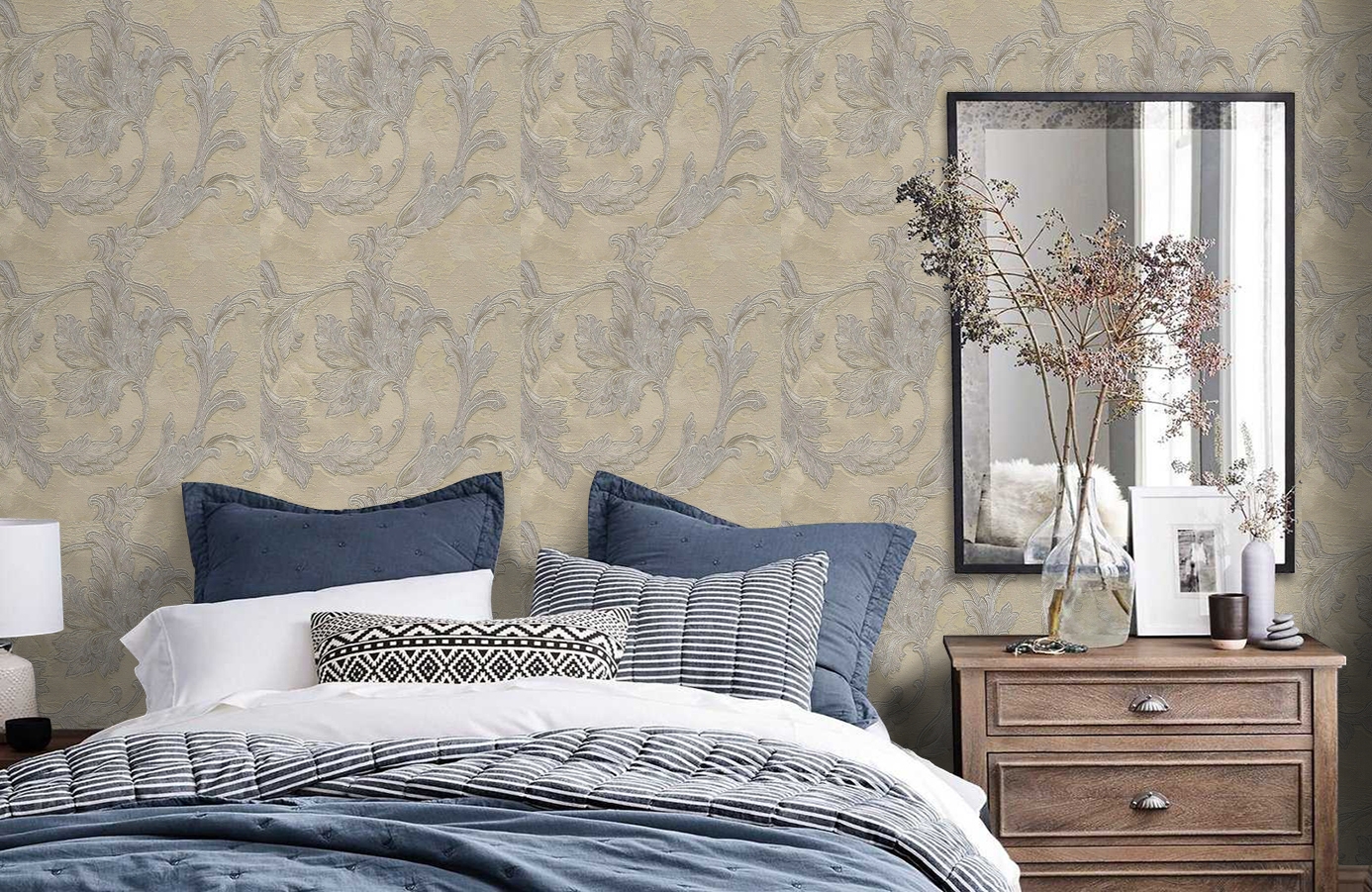 Обои 56926 фото в интерьере спальни