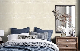 Обои VP 423 02 фото в интерьере спальни превью