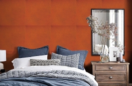 Обои VP-625-16 фото в интерьере спальни превью