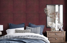 Обои VP-625-23 фото в интерьере спальни превью