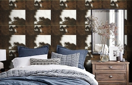 Обои VP-629-01 фото в интерьере спальни превью