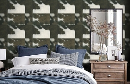 Обои VP-629-02 фото в интерьере спальни превью