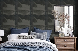 Обои VP-629-03 фото в интерьере спальни превью